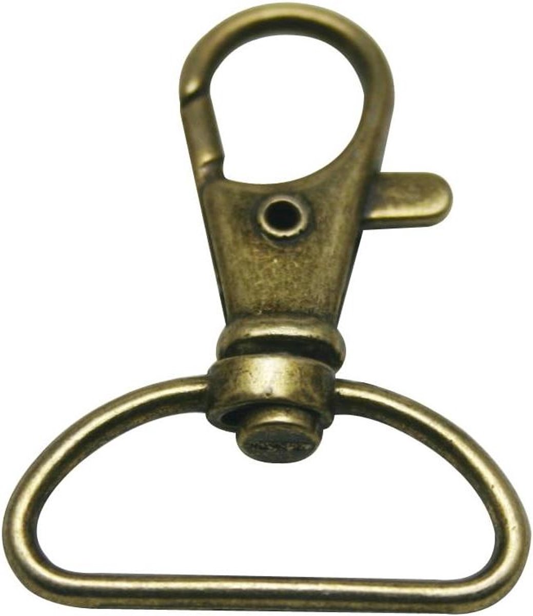 Kreeft Gespen - D-ring Sluitingen - Knutselprojecten Maken - Roestbestendige Zinklegering - 10 Stuks - Brons