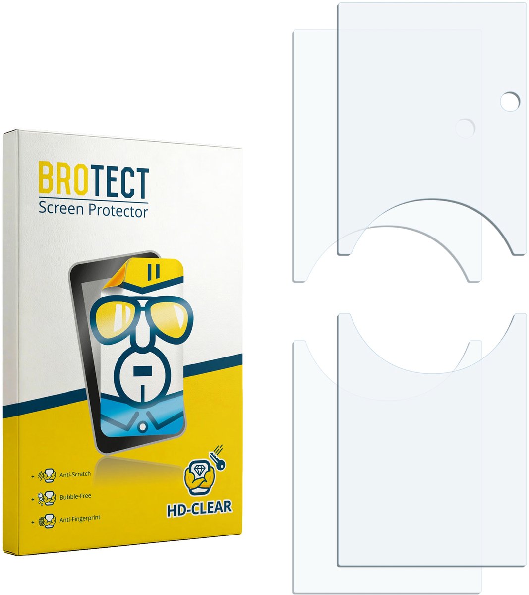 BROTECT - Screenprotector voor Ring Video Doorbell Pro 2 - Folie Beschermfolie transparant 2 Stuks – foto 4