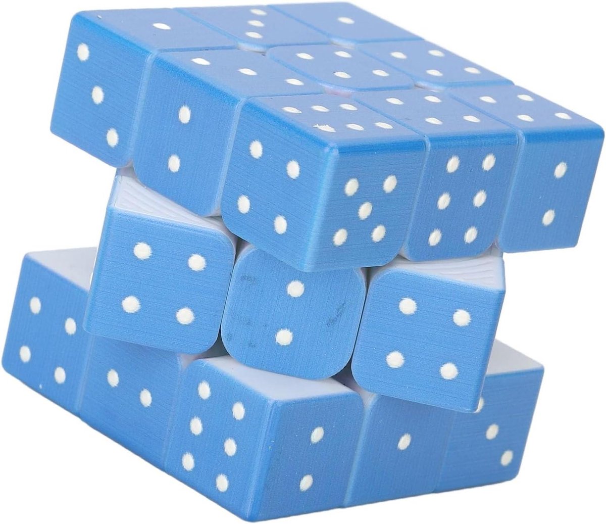Braille Speed Puzzle - Cube voor Blinden - Hersentraining en Ontspanning - 3D Embossed Design