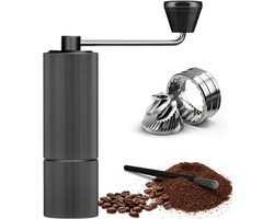 Core® Coffee Grinder - Moka Pot - Koffiemolens - 9L x 9B x 17H centimeter - 150 W - Staalgrijs - 5cm x 16cm x 19cm