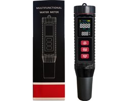 7-in-1 watertester: pH, Temp, EC, Salt , S.G. , ORP , TDS – voor drinkwater, aquarium, zwembad & jacuzzi – incl. kalibratieset + batterijen