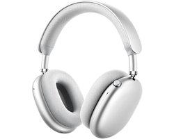 Innovastore Koptelefoon - Koptelefoon draadloos - Headset - Bluetooth - Ruisonderdrukking - 140 uur afspeeltijd - Zilver