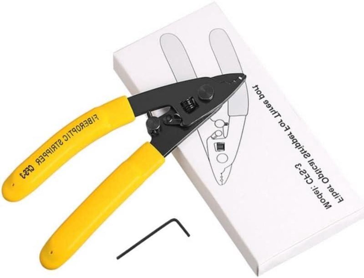 CFS-3 drie-haven Vezel Optische Stripper Draad Strippers FTTH Hulpmiddelen Optische Vezel Ontdoen Tang