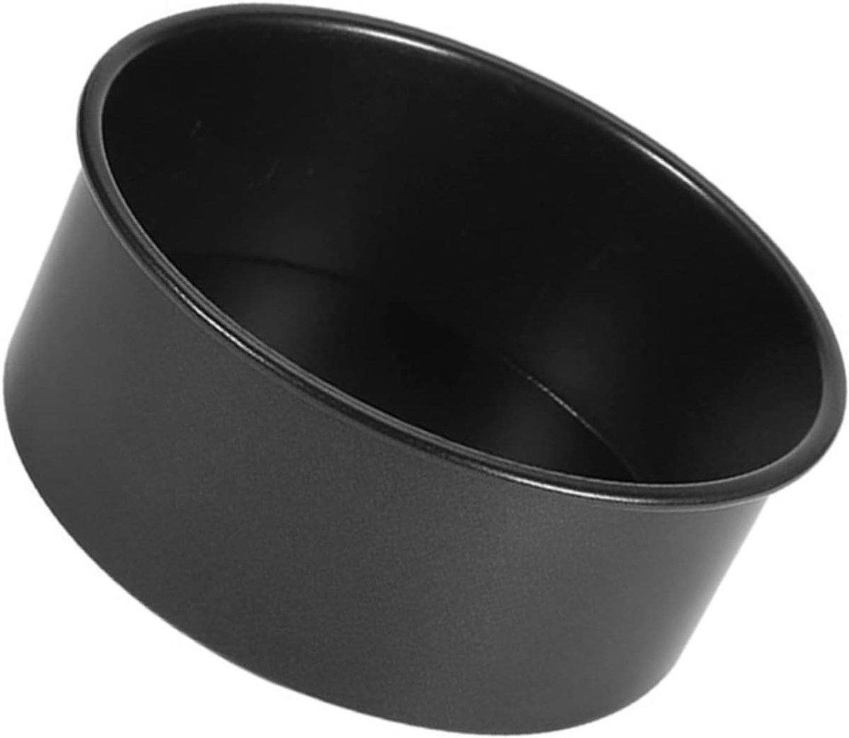 Taartvorm Rond - Bakblik Gebak - Zelf Taart Maken - Uitneembare Bodem - 16 cm Diameter - Zwart