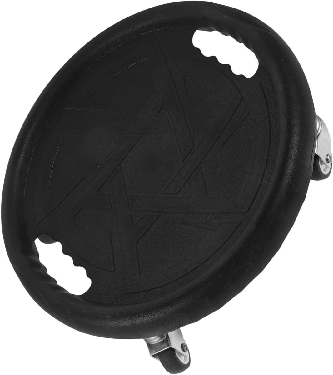 Trainingsschijven - Glijplaten Fitness - Buikspier Training - Antislip Oppervlak - 28 cm Diameter - Zwart