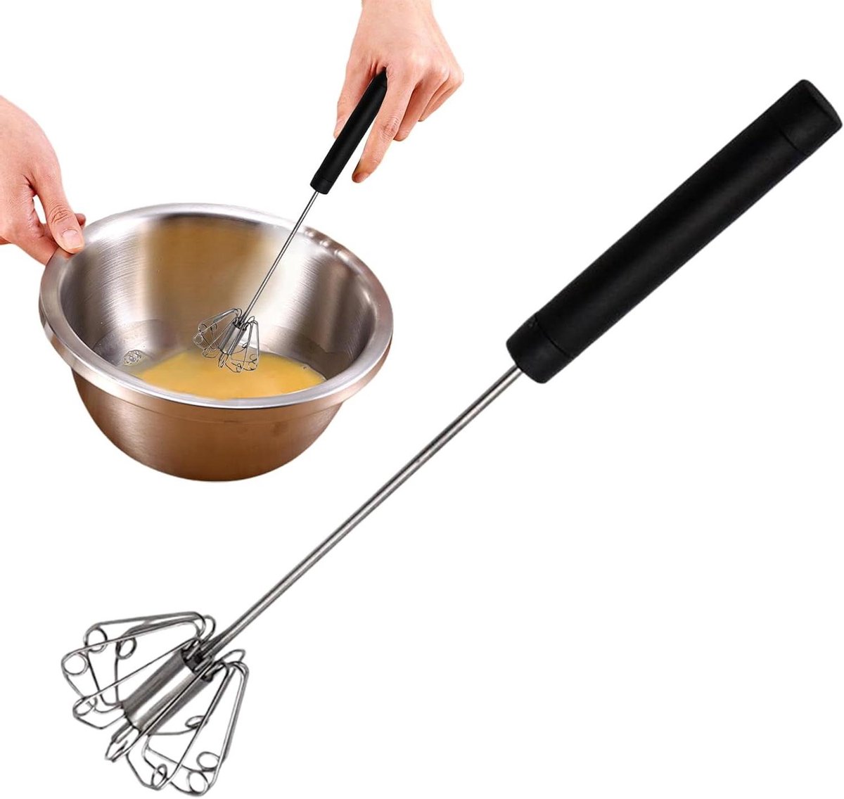 Keukengarde - Handmixer - Ingrediënten mengen - Semi-automatisch - 26 cm - Zwart