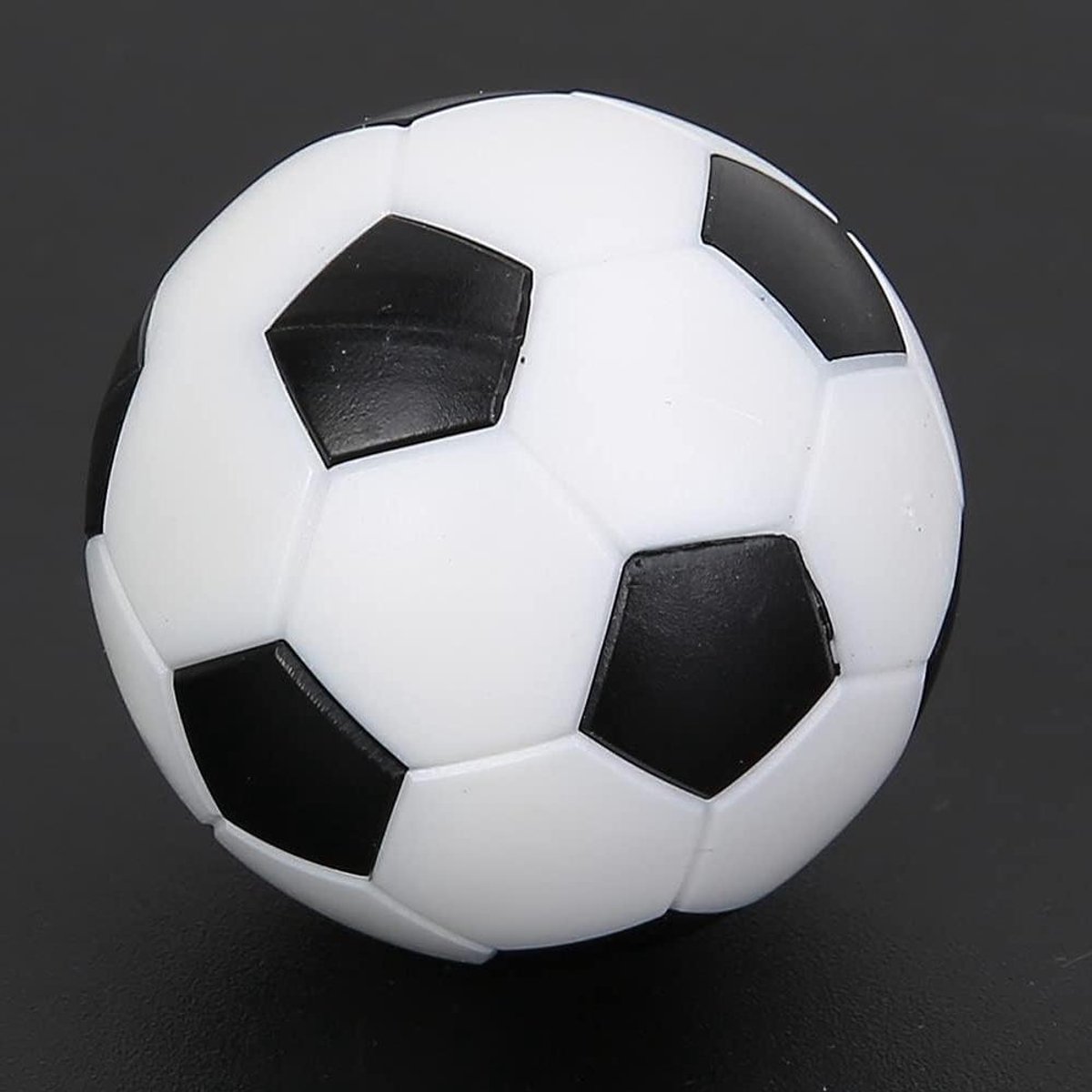 Tafelvoetbal Ballen - Mini Voetbal - Spel Vervanging - Universele Compatibiliteit - 6 Stuks 32mm - Zwart Wit