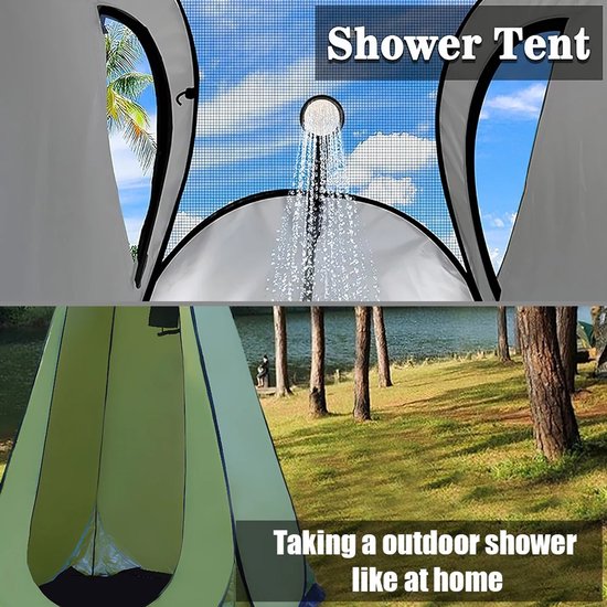 Novari - Tent - Omkleedtent - Douche tent omkleedtent - wc tent - Pop up tent - Pop up tent waterdicht - Toilettent - Camouflage — afbeelding 4