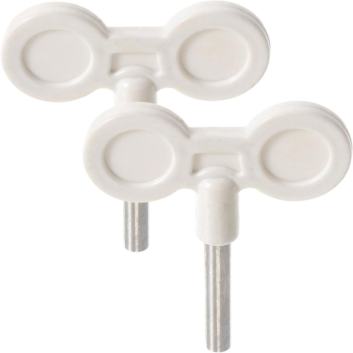 Opwindsleutel Muziekdoos - Muziekmechanisme Onderdelen - Muziekdoos Reparatie - Duurzaam Metaal - 5.5 x 4.8 cm - Wit