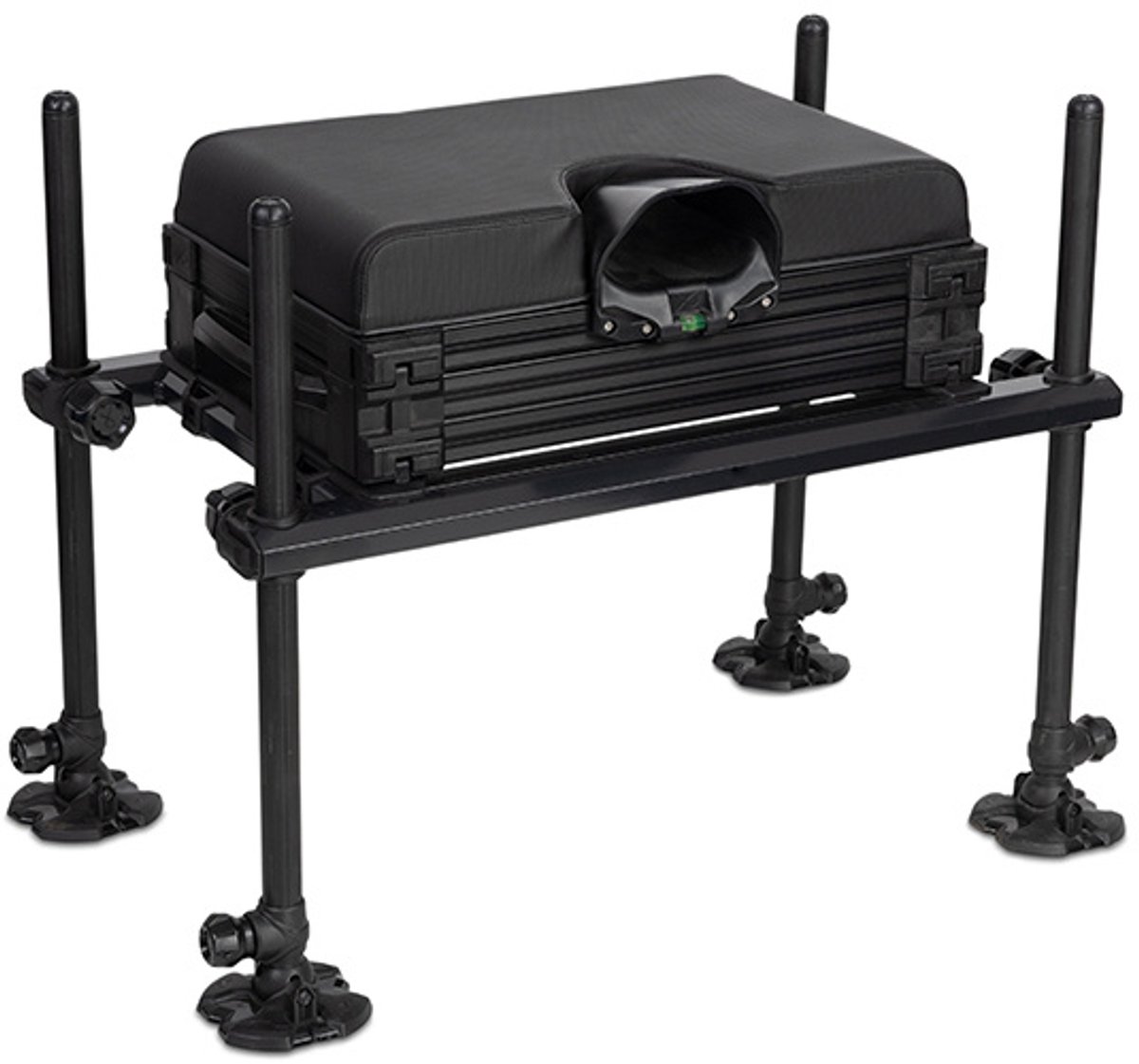 Matrix F25 Pro Super Lite Seatbox Black – Lichtgewicht Zitkist voor Wedstrijdvissers