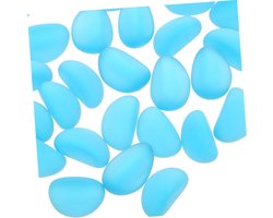 Decoratief Grind - Aquarium Stenen - Aquarium Decoratie - Mat Glas - 1000 Gram - Blauw