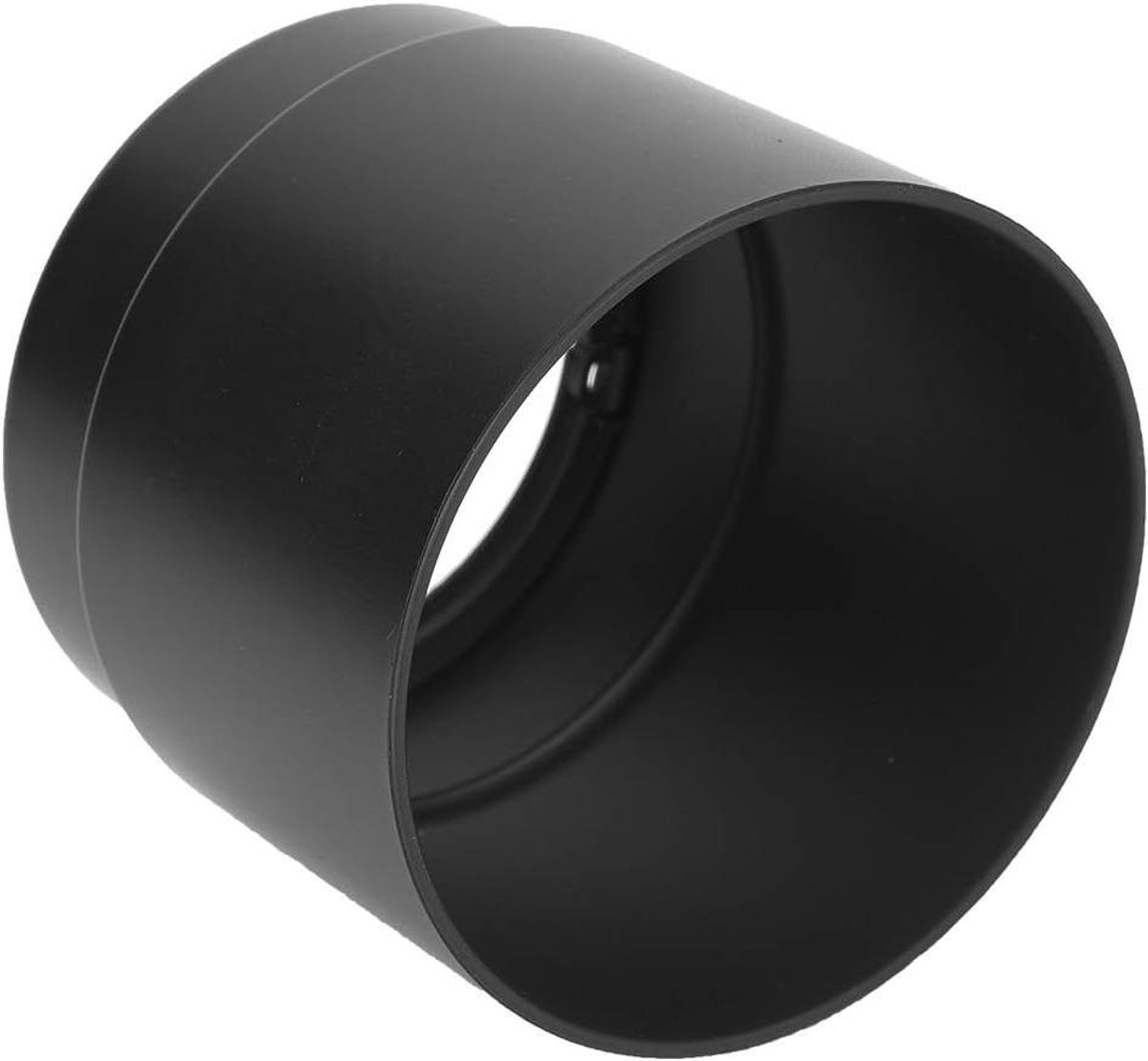 Camera Zonnekap - Lenskap - Fotografie Verbeteren - Effectieve Lichtcontrole - 9x9x8 cm - Zwart