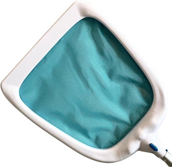 Schepnet Zwembad - Vijvernet Handnet - Oppervlak Reinigen - Easy Button Systeem - 355 x 40 cm - Wit — afbeelding 3