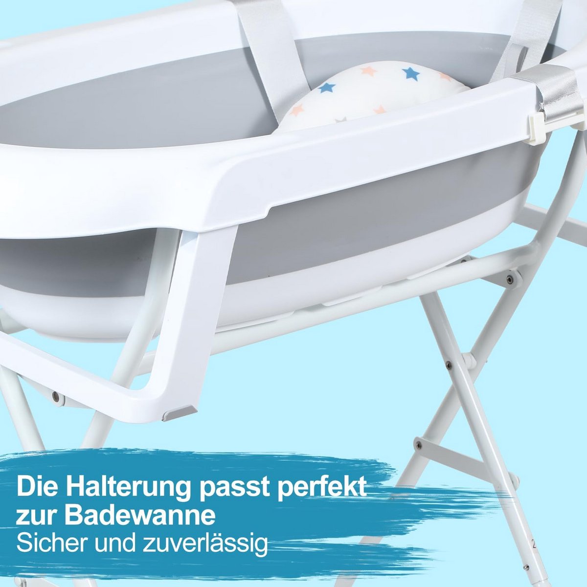 Opvouwbare babybadkuip - Badje met standaard thumbnail 2