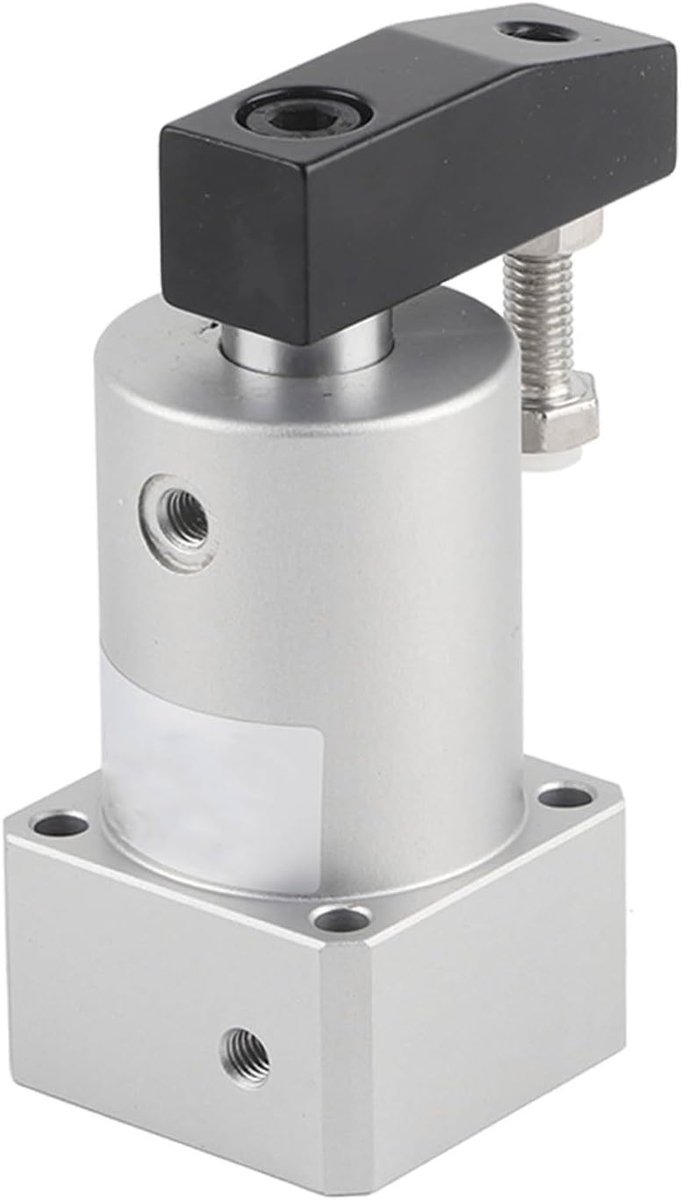 Pneumatische Cilinder 90 Graden van Aluminium Legering, 25mm Binnen Diameter, Dubbel Werkend met Draai Klem en 1.0 MPa Werkdruk