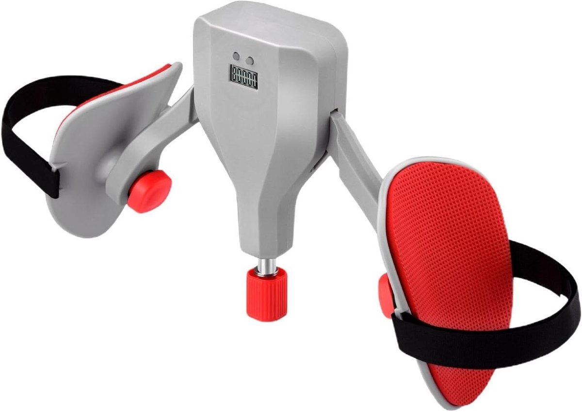 Bekkenbodem Trainer - Spieractivator Heup - Kracht Training - 360 Graden Verstelbaar - 10-35 kg Weerstand - Zilver Grijs