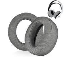 1 paar oorkussens ter vervanging, geschikt voor Sony PlayStation 5 Pulse PS5 3D draadloze headset oorkussens, oorkap hoes, samengestelde oorkussen, grijs