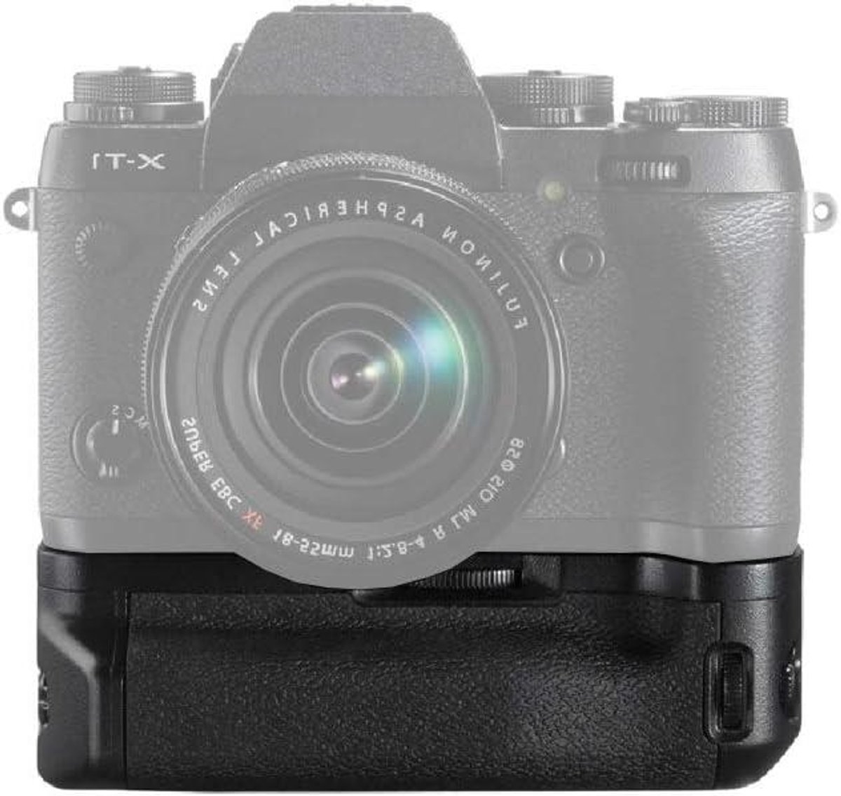 Batterijgreep Camera - Verticale Grip - Fotograferen Portret - Verdubbelt Prestaties - 12.9 x 5 x 4.5 cm - Zwart