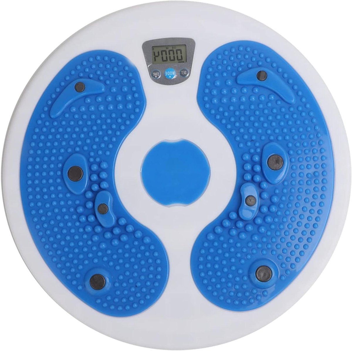 Oefenplank - Twist board Balansbord - Taille Trainen - Met Calorieënteller - 29 x 29 x 4 cm - Zwart