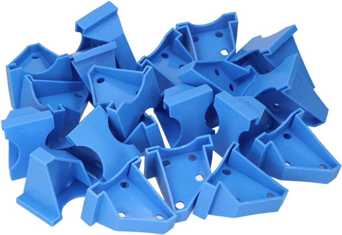 20 Stuks Vloerruimtehouders met 1/4" en 1/2" ABS Openingen voor Laminaatvloeren, Sterk en