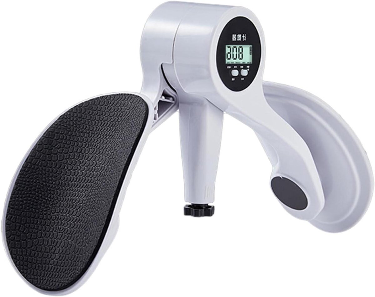 Bekkenbodem Trainer - Heup Abductor - Binnendij Training - Digitale Teller - 26.5 cm - Wit
