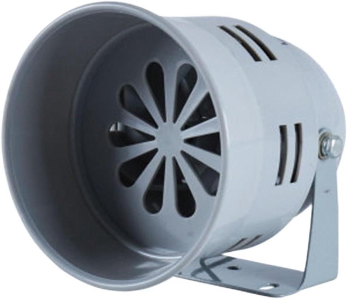 Mini Sirene Metaal - Industrieel Alarm - Beveiliging Waarschuwing - 110 dB Geluid - 220 V - Metaal