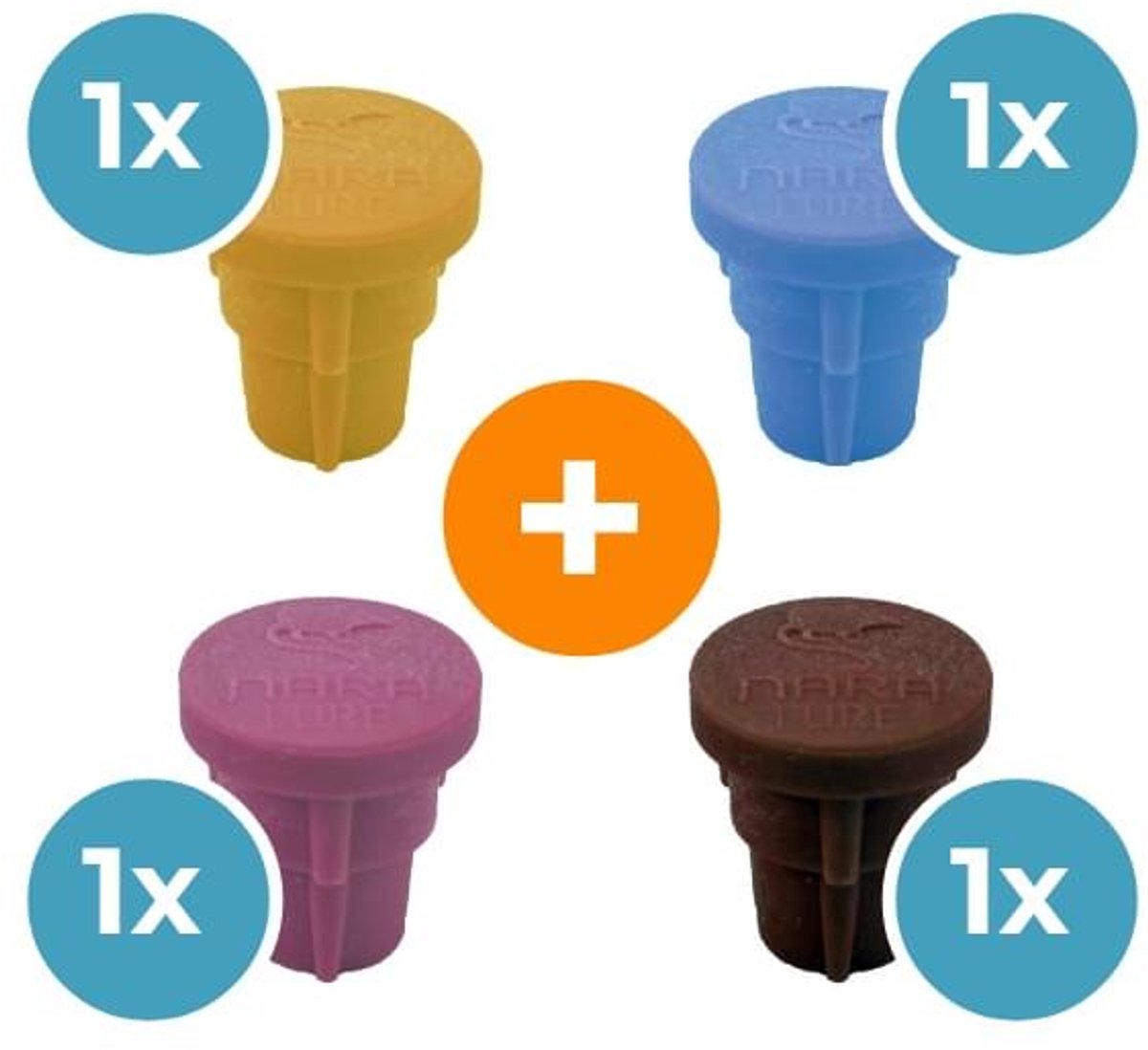 Nara Lure lokaas mix (4 stuks) - Effectief rattenlokaas - Met gratis cheatsheet