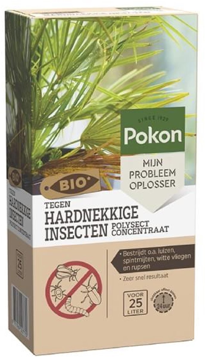 Pokon Bio Tegen Hardnekkige Insecten Polysect Concentraat (175 ml) - Krachtige Insecticide - Met gratis cheatsheet
