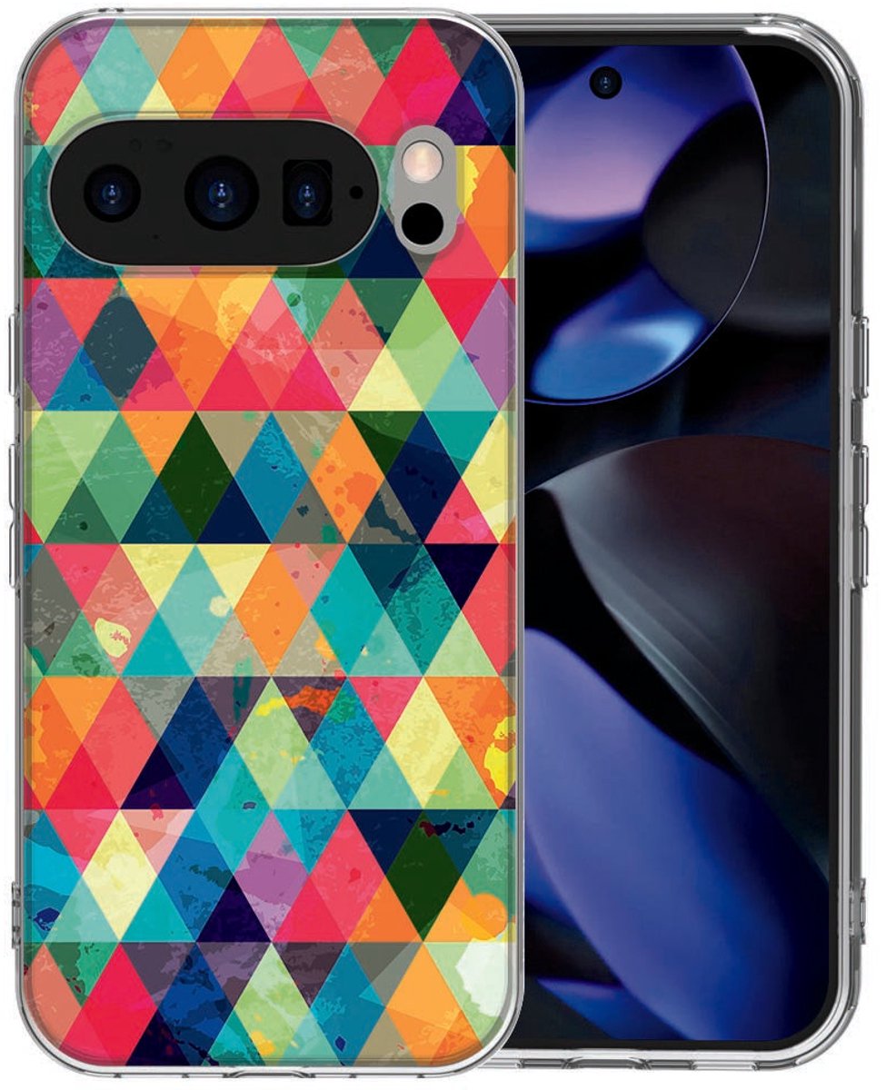 Google Pixel 10 / 10 Pro TPU hoesje Geruit