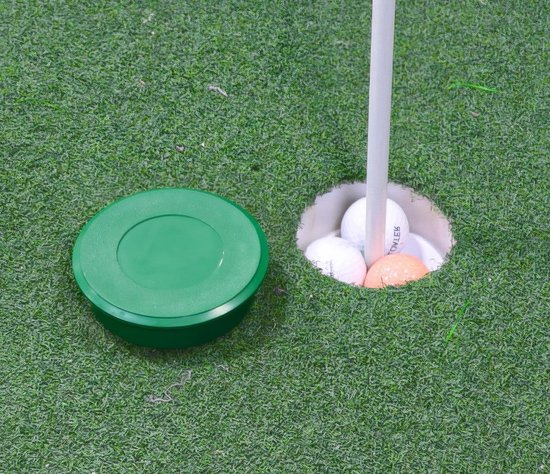 4 Stuks Golf Cup Covers, Groene Hole Covers voor Golftraining, Plastic Accessoires voor Tuin en Buitenactiviteiten — afbeelding 3