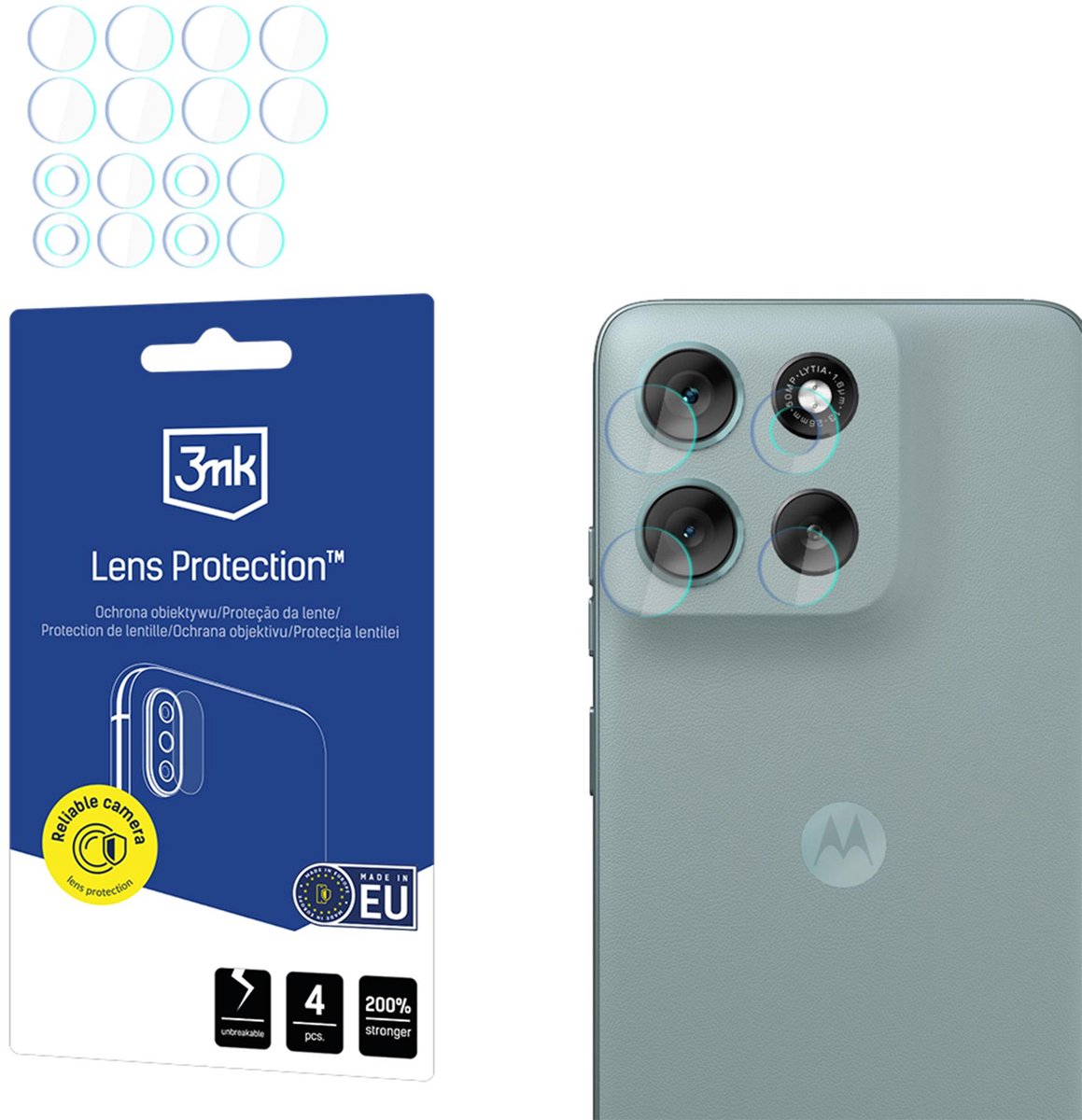 3Mk Lensbescherming Voor Motorola Moto G56. Lensbescherming Tegen...