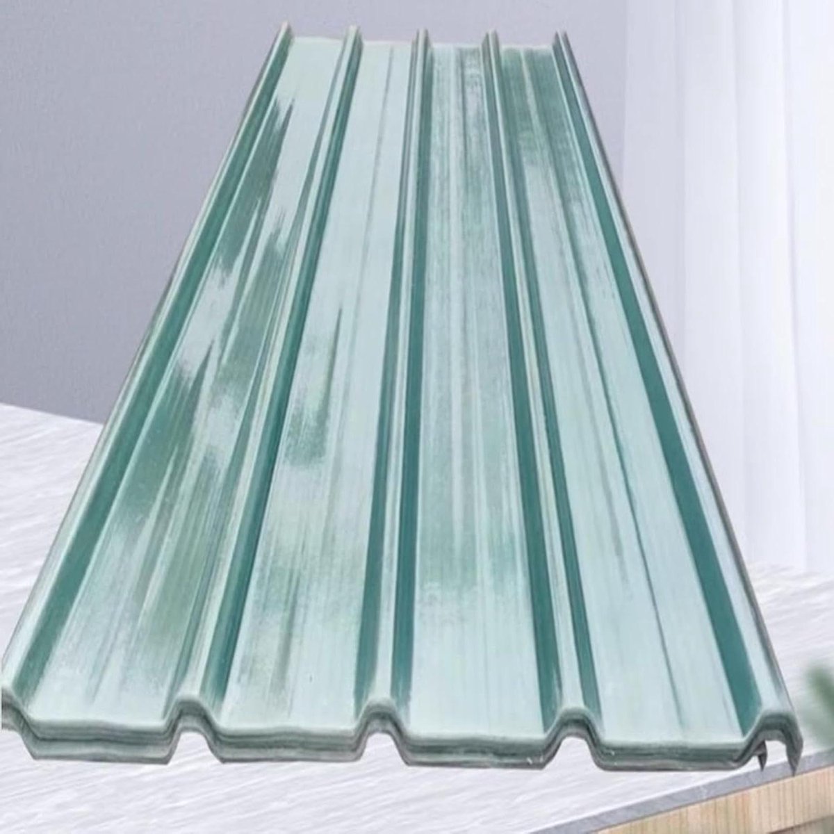 Golfkarton Dakplaat - Glasvezel Paneel - Garage Overkapping - UV-Bescherming Daglicht - 2.2 mm Dik - Transparant