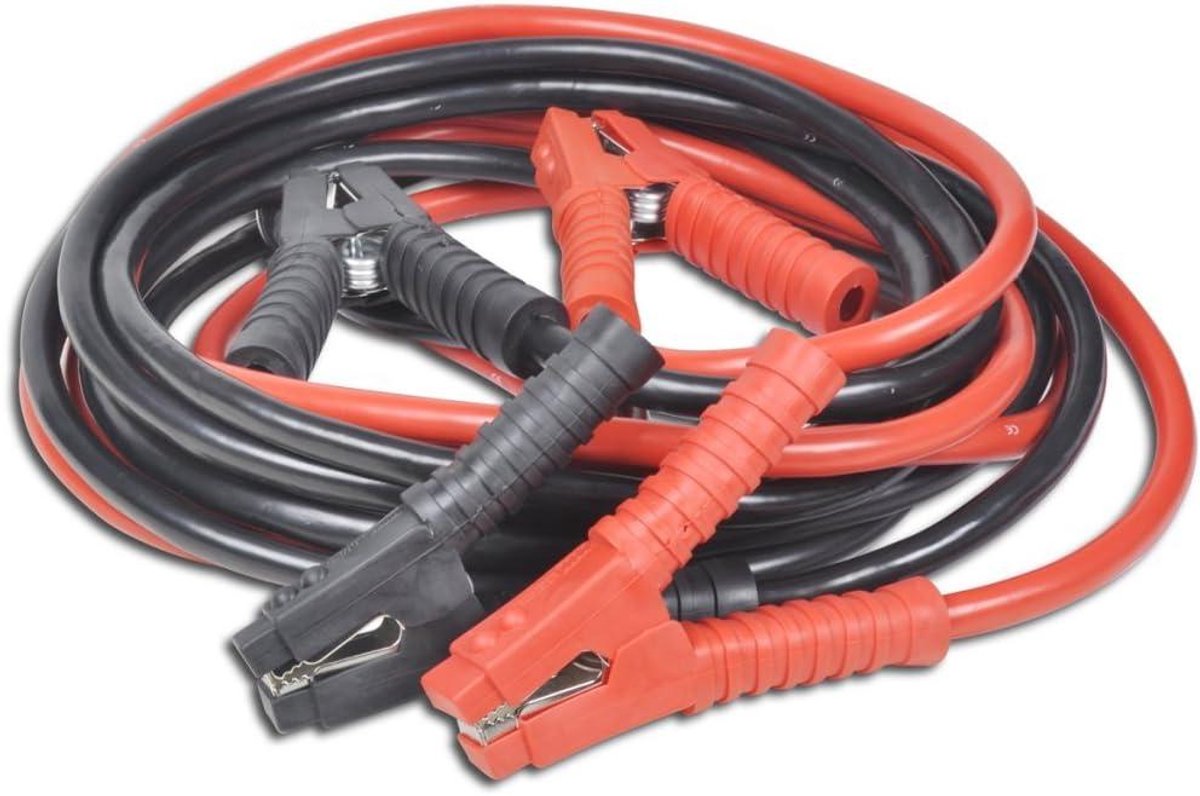 Startkabels - Accukabels - Motor Starten - Koperdraad 50mm² - 6 meter - Zwart Rood