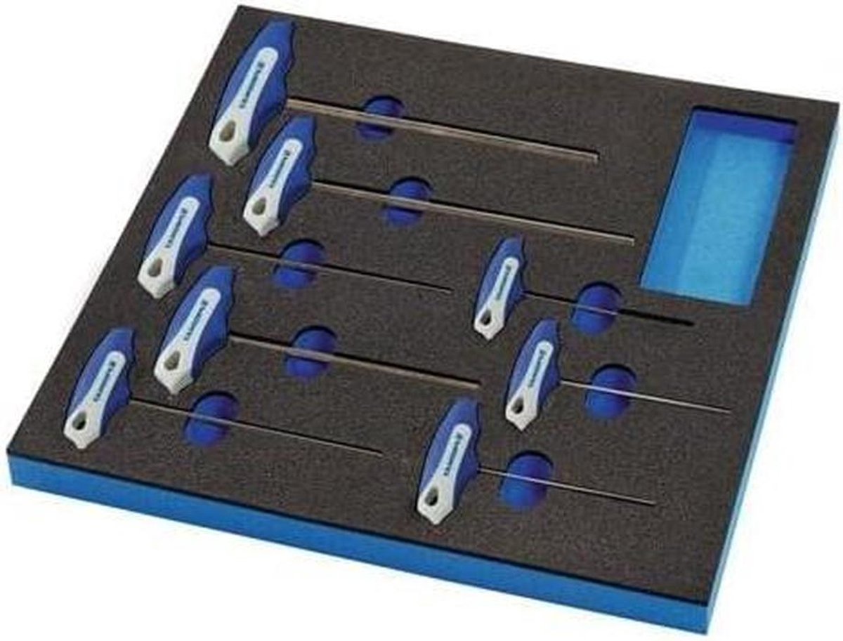 Gereedschap module - Schroevendraaier set - Klusjes uitvoeren - 8-delig CV staal - 2-10 mm - Zilverkleurig