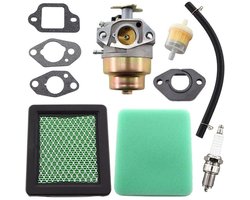 Carburateurrevisieset Geschikt voor Honda GCV135, GCV160, GC135, GC160 motoren HRB216, HRR216, HRS216, HRT216, HRZ216, inclusief pakkingen en luchtfilter, Geschikt voor 16100-Z0L-023 E Bluedeer.