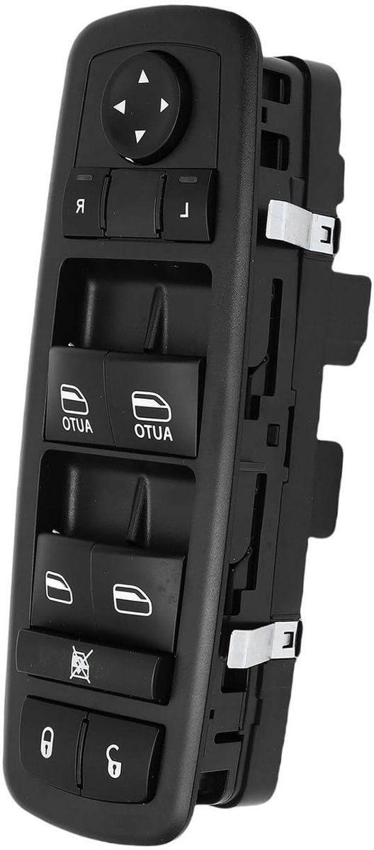 Raambedieningsschakelaar - Elektrische Raamschakelaar - Auto Comfort - Dubbele One Touch - 3+9 Pinnen - Zwart