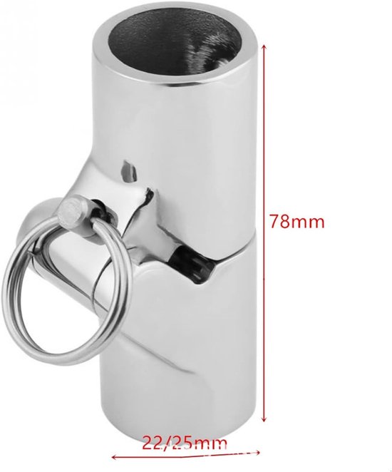Dailygoody - Vouwbare Swivel Joint Tuin Connector - Roestvrij Staal - 22mm - Duurzaam - Corrosiebestendig - Geschikt voor Watersport — afbeelding 4