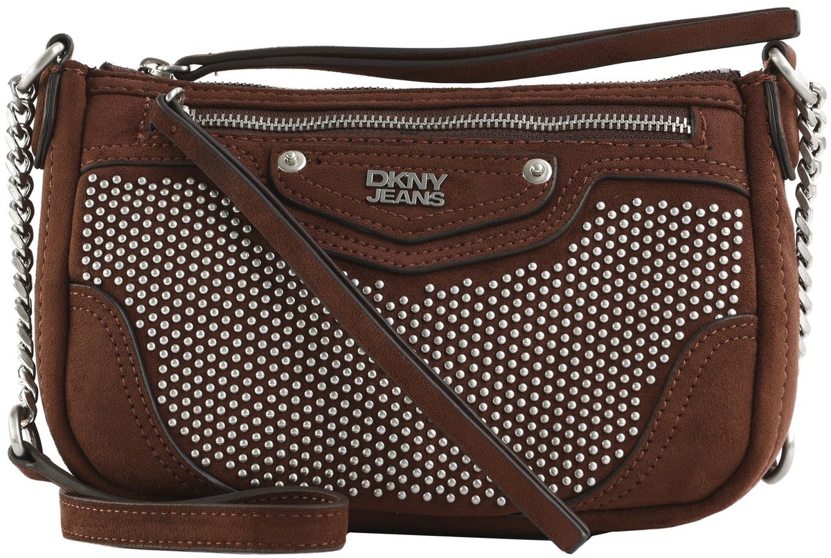 DKNY schoudertas Rylee Crossbody Chocolate bruine