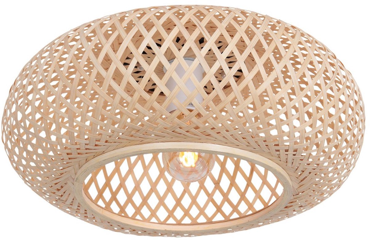 Anne Light & Home Plafondlamp Maze Ø 42cm Bamboe Beige