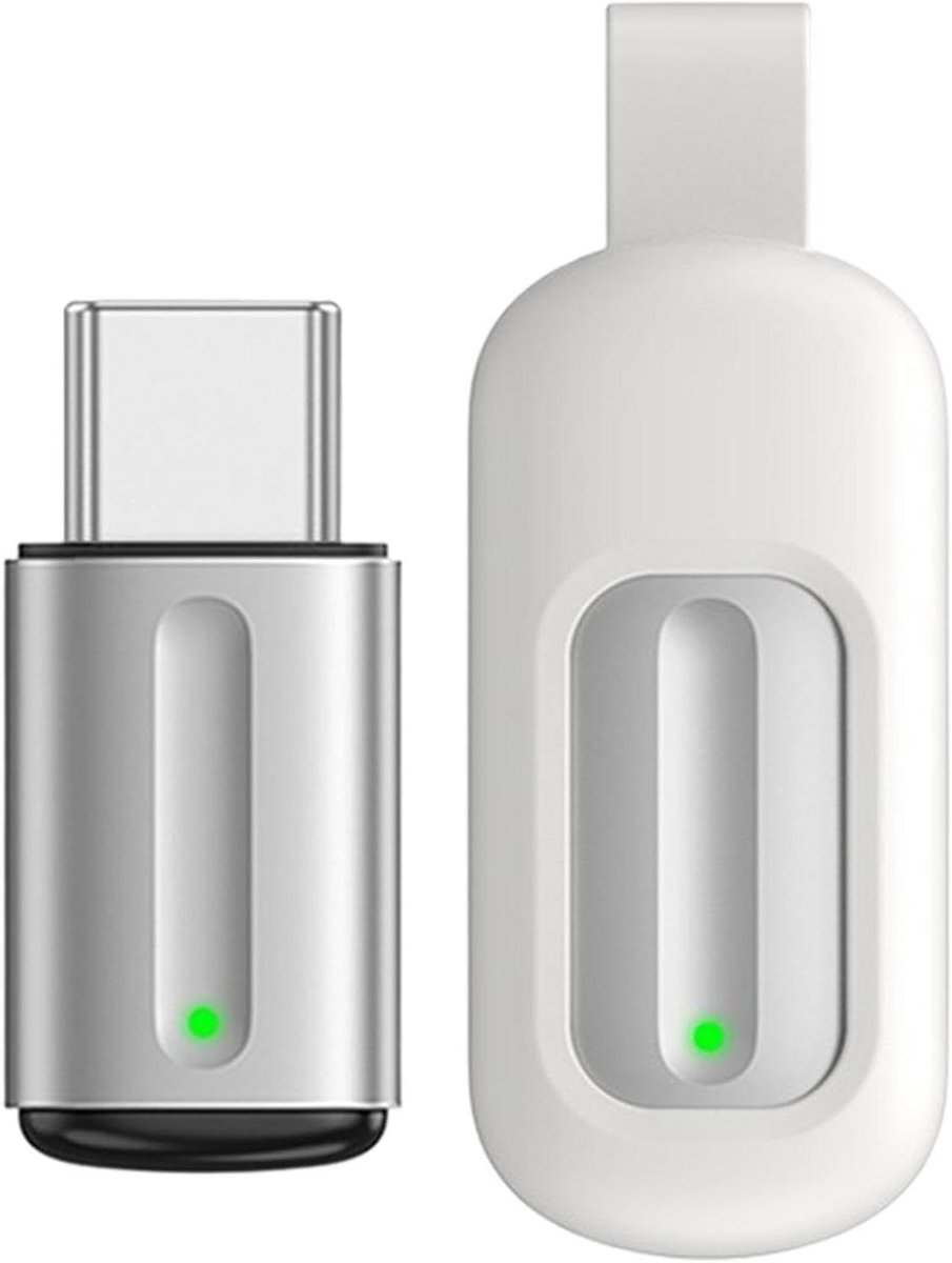 IR Afstandsbediening Smartphone - Universele Controller - Apparaten Bedien - Plug and Play - 8-15m Bereik - Zilver