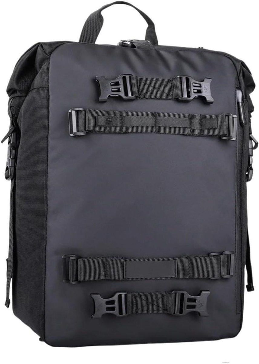 Motortas Achterbank - Bagage Pack - Motor Rijden - Waterdicht Materiaal - 30L Capaciteit - Zwart