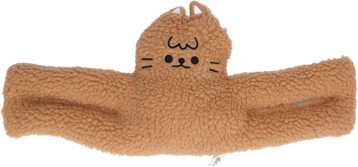 Leuke Deurstopper - Decoratieve Stopper - Huis Decoratie - Pluche Dier Ontwerp - 43 x 20 cm - Bruine Kat