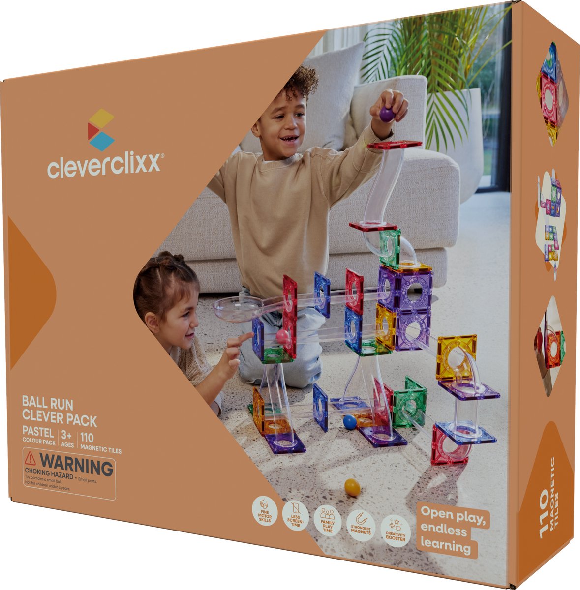 Cleverclixx Ball Run Clever Pack Pastel - 110 Stuks