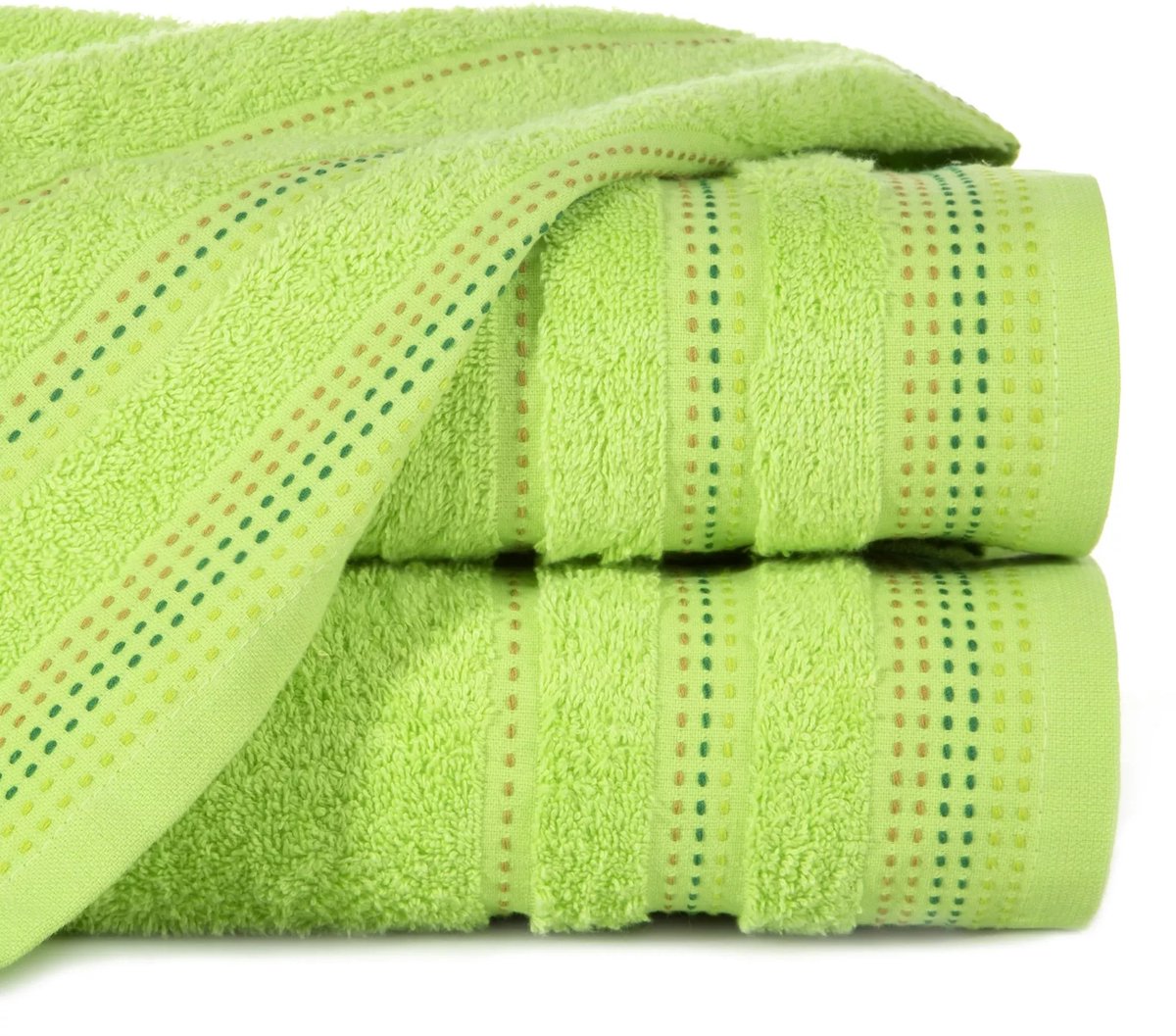 Eurofirany Pola Serie - Handdoek - 50x90 cm - 500 g/m2 - Sałata