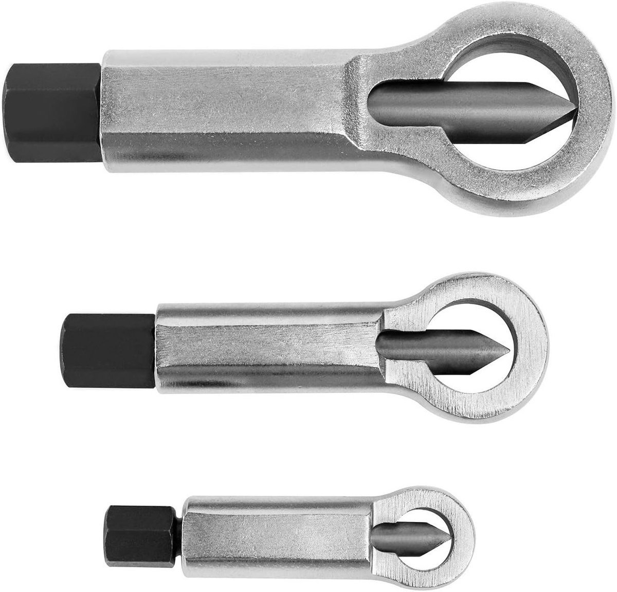 Mechanische notenverdeler set voor noten van 9-22 mm, 3-delig, ideaal voor professioneel gebruik