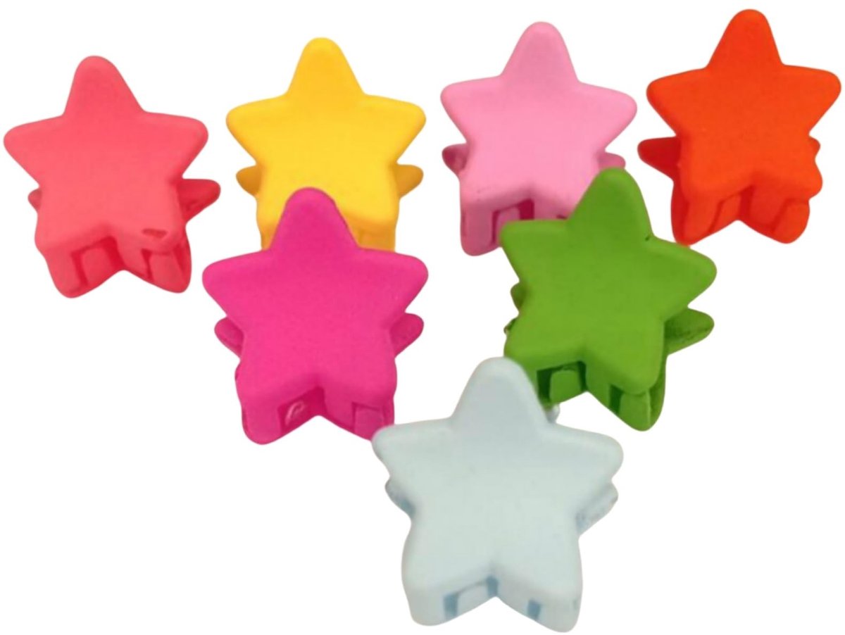 50 Mini Haarclips Stervorm - Lichtgewicht en Praktisch voor Meisjes