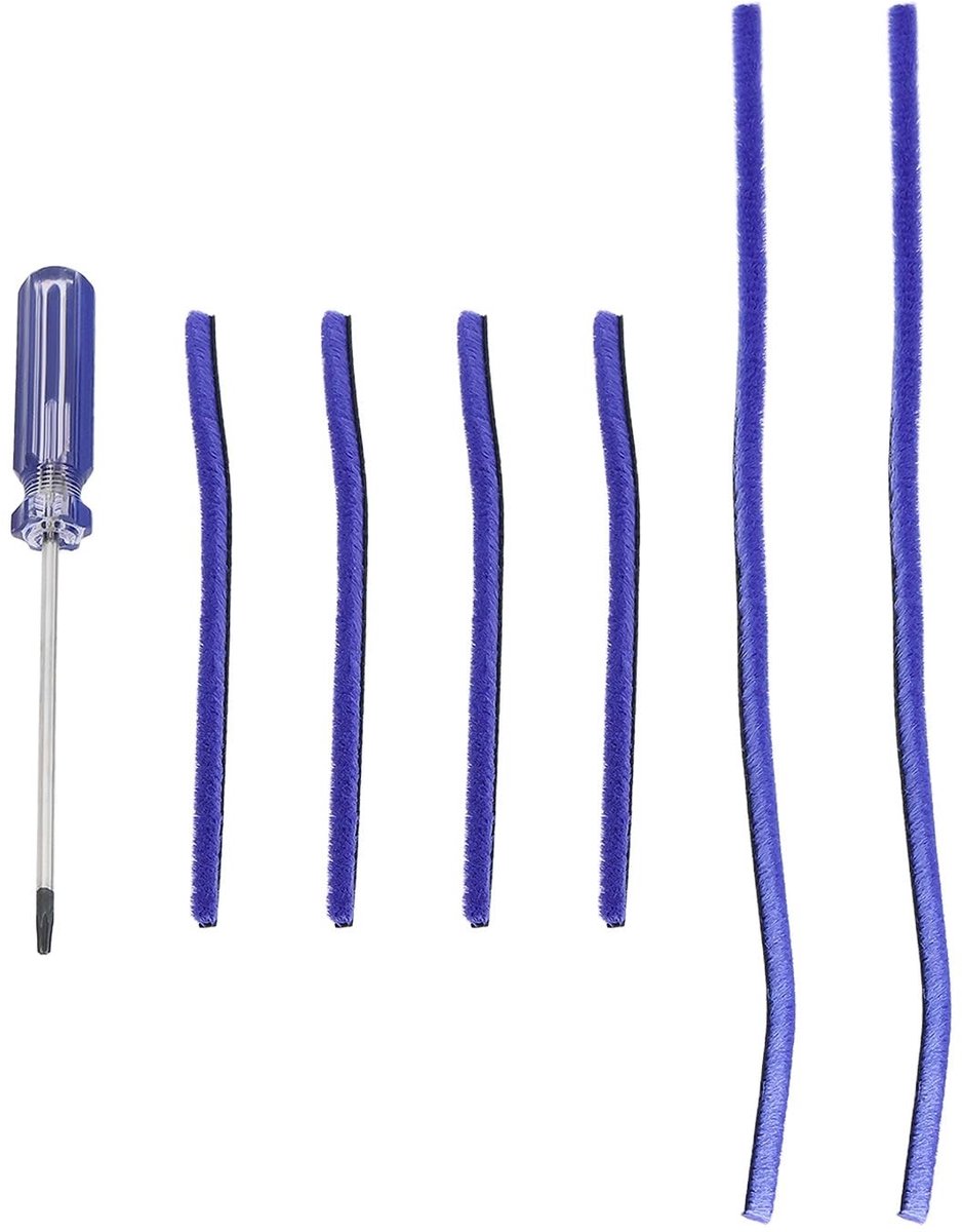 Set van 7 Vervangende Pluche Viltstrips voor Dyson V6 V7 V8 V10 V11 - Hoogwaardige Onderstrip