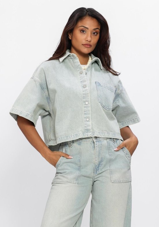 Circle Of Trust Denver Blouse Dames – Jurken – Lichtblauw – Maat XL