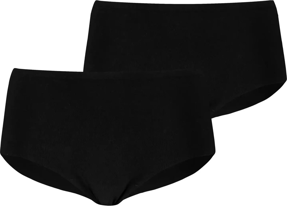 Puma 2-Pack dames Hipsters - Zwarte Katoenen dames onderbroeken - Shorts - Roze Combi / L