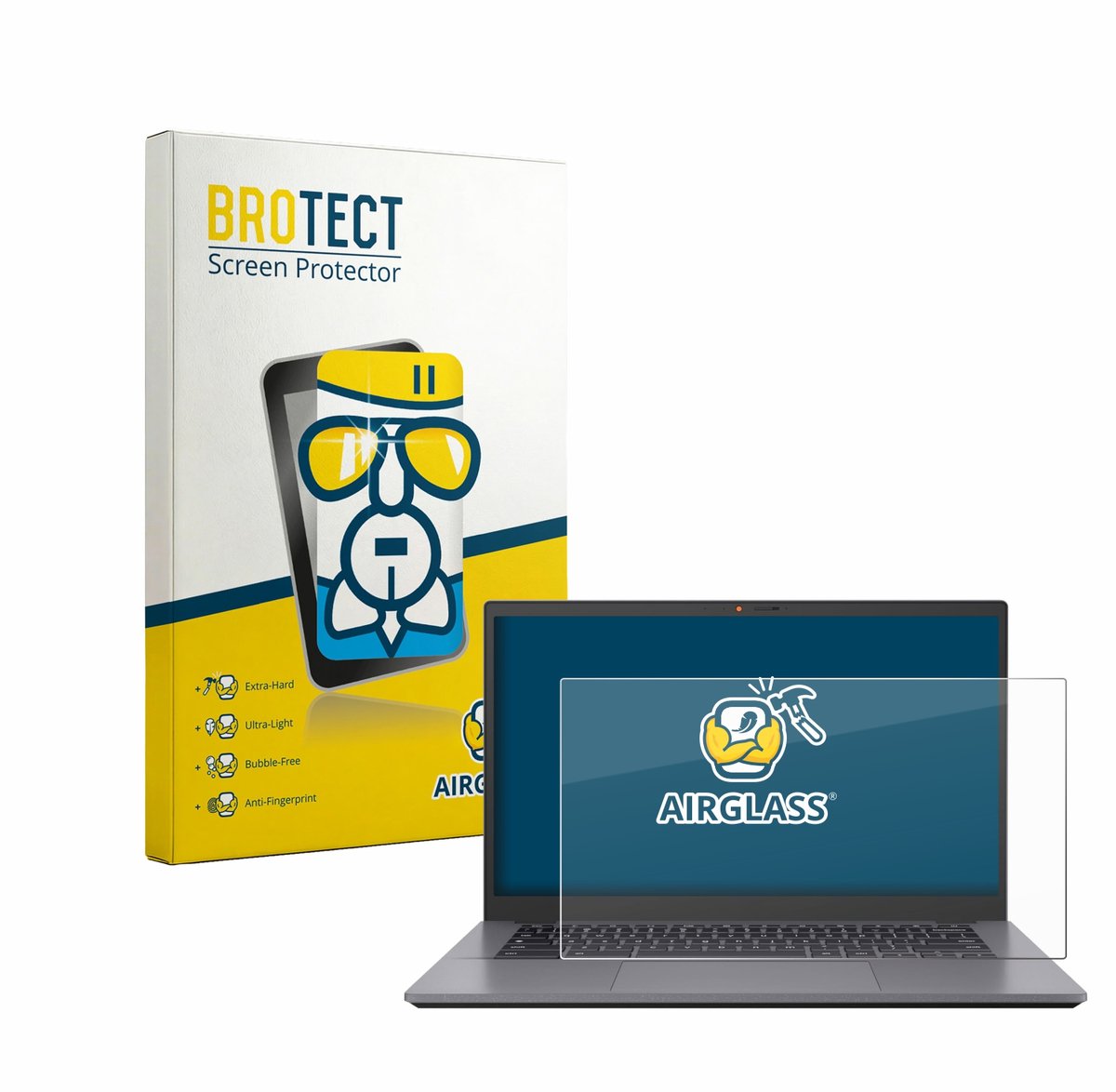 Screenprotector voor ASUS Chromebook CX3402 Beschermglas transparant